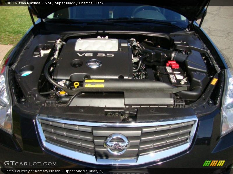 Super Black / Charcoal Black 2008 Nissan Maxima 3.5 SL
