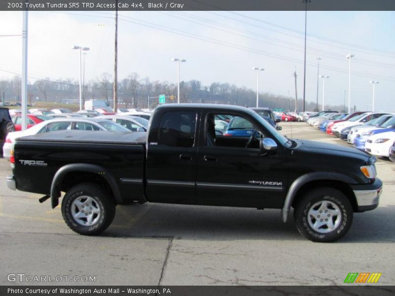 Black / Gray 2002 Toyota Tundra SR5 TRD Access Cab 4x4