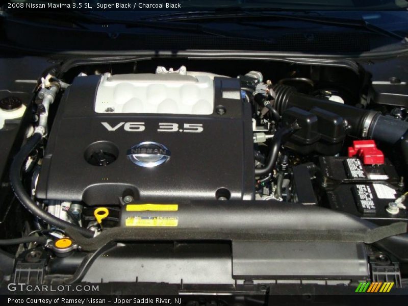 Super Black / Charcoal Black 2008 Nissan Maxima 3.5 SL
