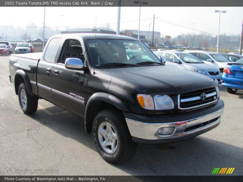 Black / Gray 2002 Toyota Tundra SR5 TRD Access Cab 4x4