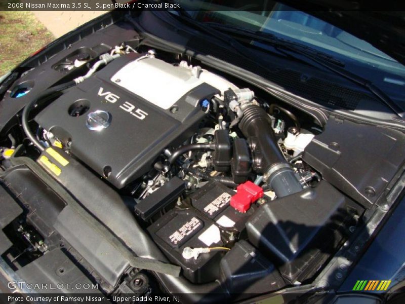 Super Black / Charcoal Black 2008 Nissan Maxima 3.5 SL