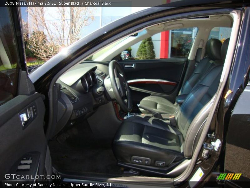 Super Black / Charcoal Black 2008 Nissan Maxima 3.5 SL