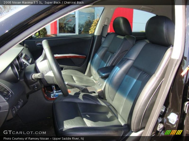 Super Black / Charcoal Black 2008 Nissan Maxima 3.5 SL