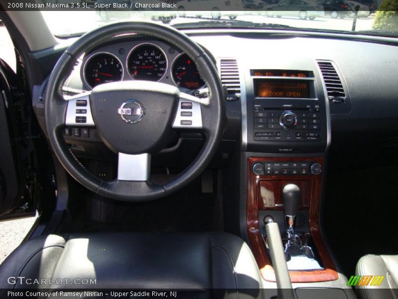 Super Black / Charcoal Black 2008 Nissan Maxima 3.5 SL