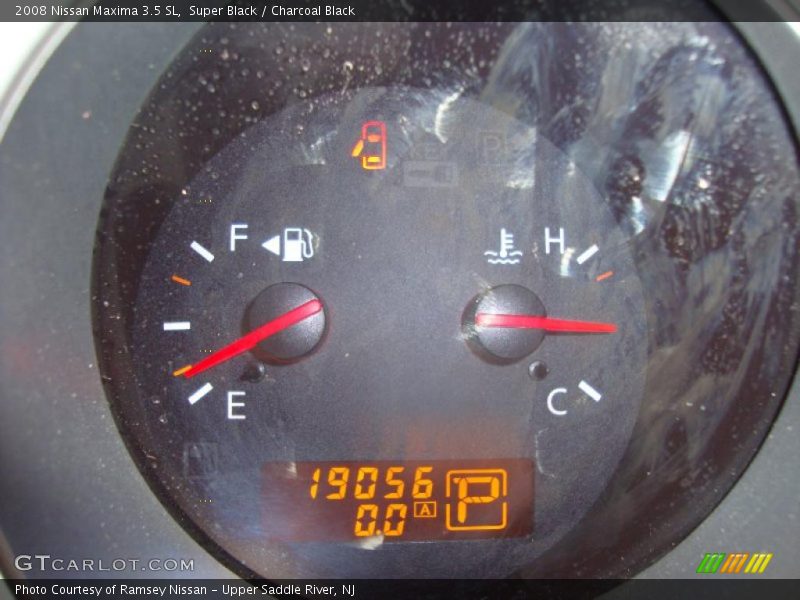 Super Black / Charcoal Black 2008 Nissan Maxima 3.5 SL
