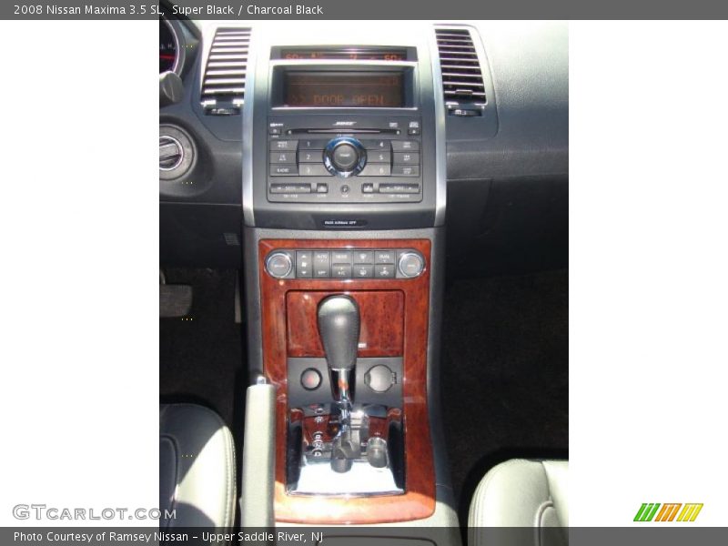 Super Black / Charcoal Black 2008 Nissan Maxima 3.5 SL