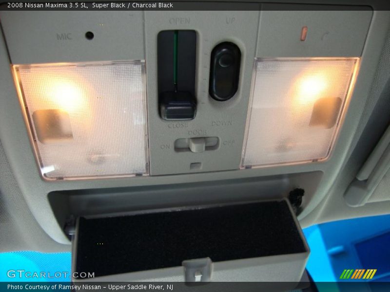 Super Black / Charcoal Black 2008 Nissan Maxima 3.5 SL