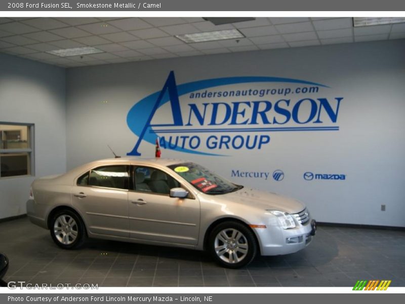 Smokestone Metallic / Camel 2008 Ford Fusion SEL