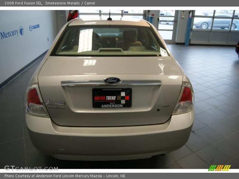 Smokestone Metallic / Camel 2008 Ford Fusion SEL