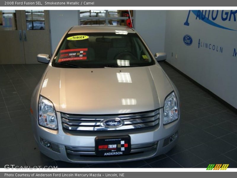 Smokestone Metallic / Camel 2008 Ford Fusion SEL