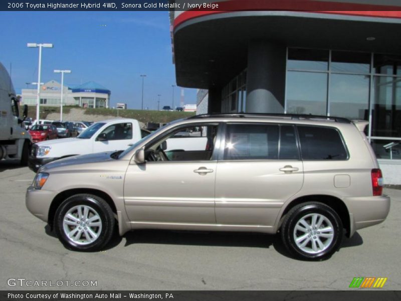 Sonora Gold Metallic / Ivory Beige 2006 Toyota Highlander Hybrid 4WD