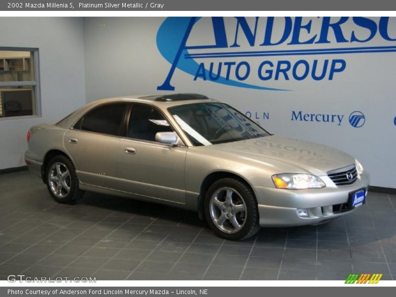 Platinum Silver Metallic / Gray 2002 Mazda Millenia S