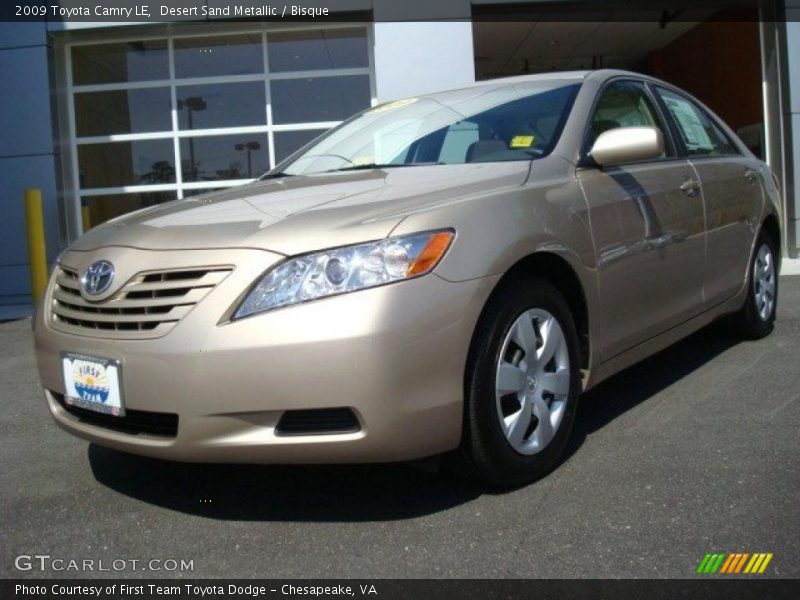 Desert Sand Metallic / Bisque 2009 Toyota Camry LE