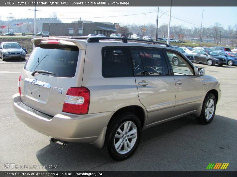 Sonora Gold Metallic / Ivory Beige 2006 Toyota Highlander Hybrid 4WD