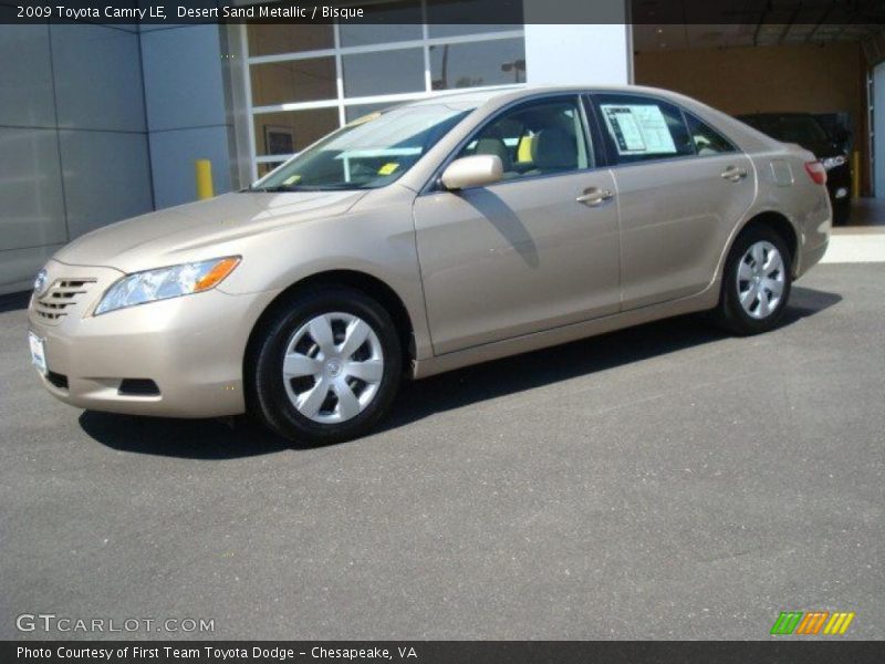 Desert Sand Metallic / Bisque 2009 Toyota Camry LE