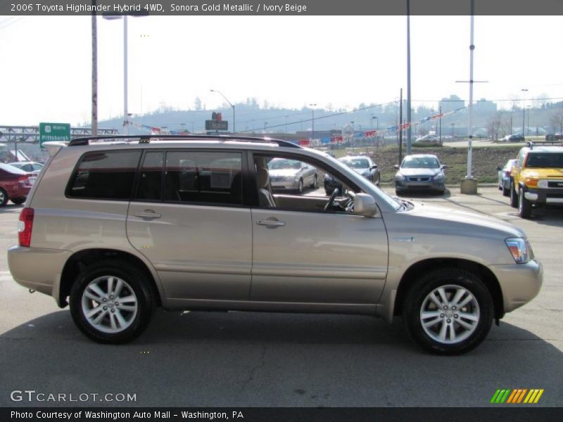 Sonora Gold Metallic / Ivory Beige 2006 Toyota Highlander Hybrid 4WD
