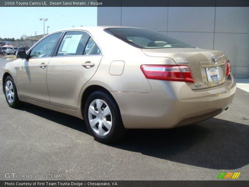 Desert Sand Metallic / Bisque 2009 Toyota Camry LE