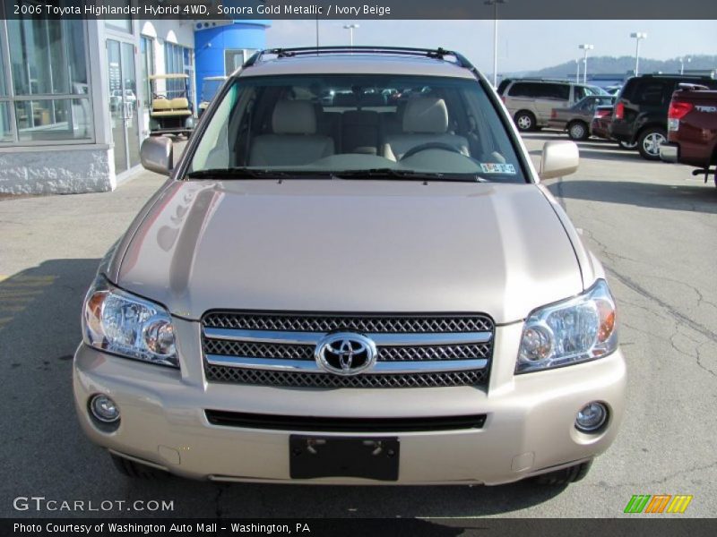 Sonora Gold Metallic / Ivory Beige 2006 Toyota Highlander Hybrid 4WD