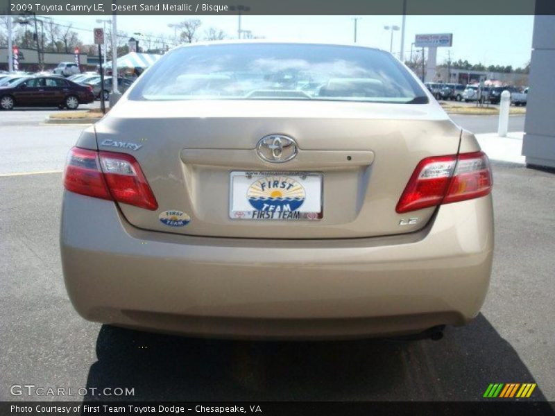 Desert Sand Metallic / Bisque 2009 Toyota Camry LE