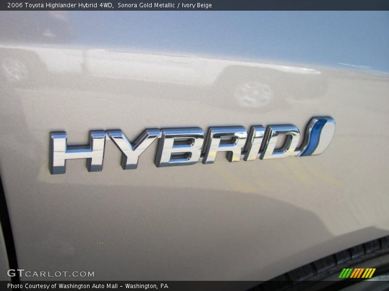 Sonora Gold Metallic / Ivory Beige 2006 Toyota Highlander Hybrid 4WD