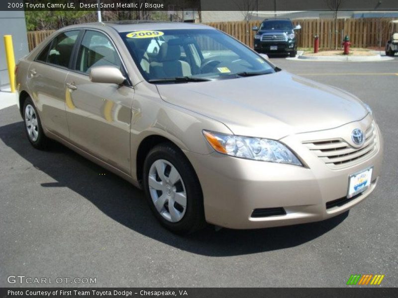 Desert Sand Metallic / Bisque 2009 Toyota Camry LE