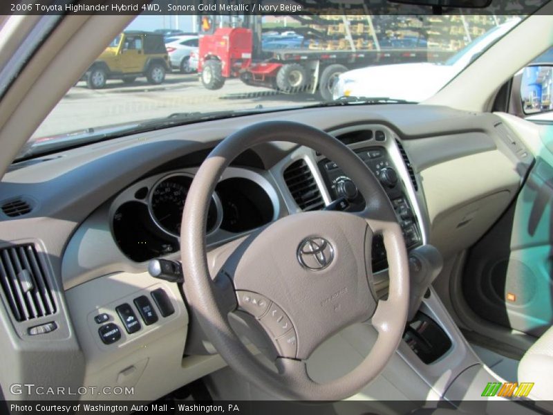 Sonora Gold Metallic / Ivory Beige 2006 Toyota Highlander Hybrid 4WD