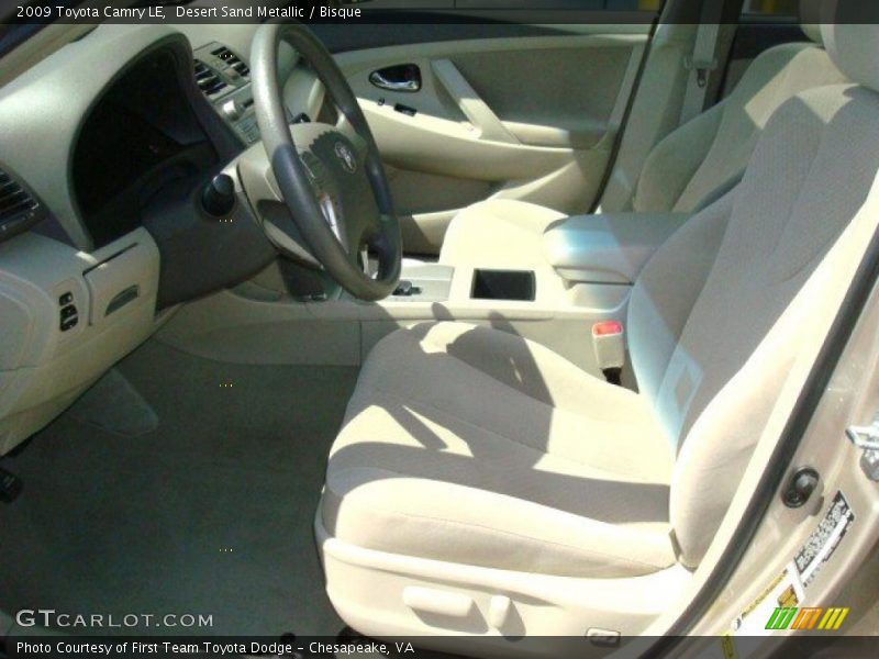 Desert Sand Metallic / Bisque 2009 Toyota Camry LE