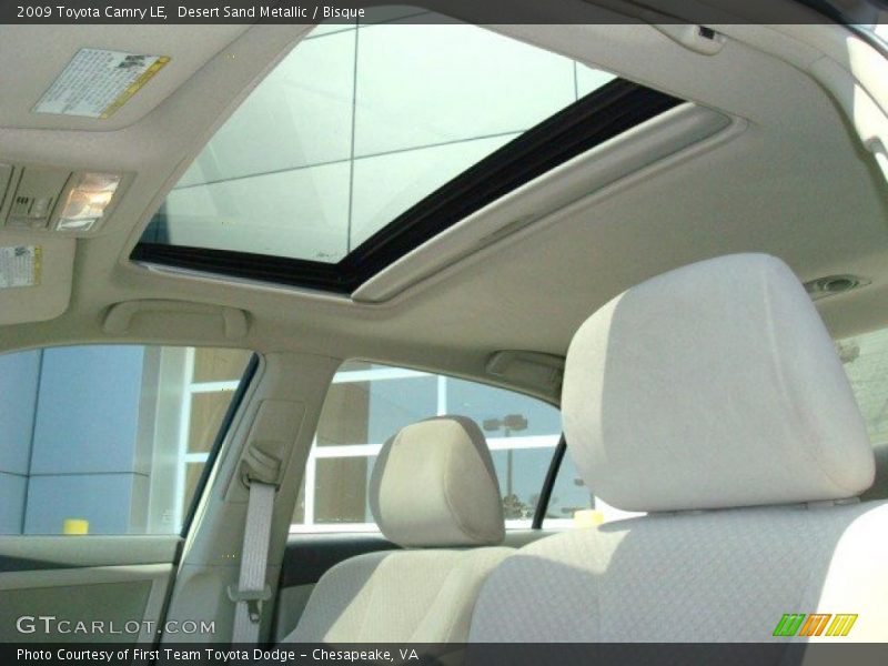 Desert Sand Metallic / Bisque 2009 Toyota Camry LE