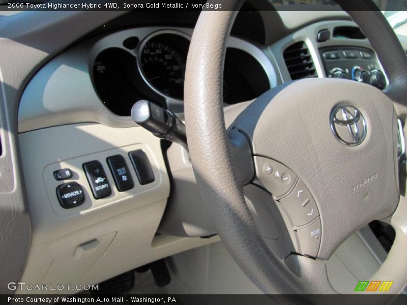 Sonora Gold Metallic / Ivory Beige 2006 Toyota Highlander Hybrid 4WD