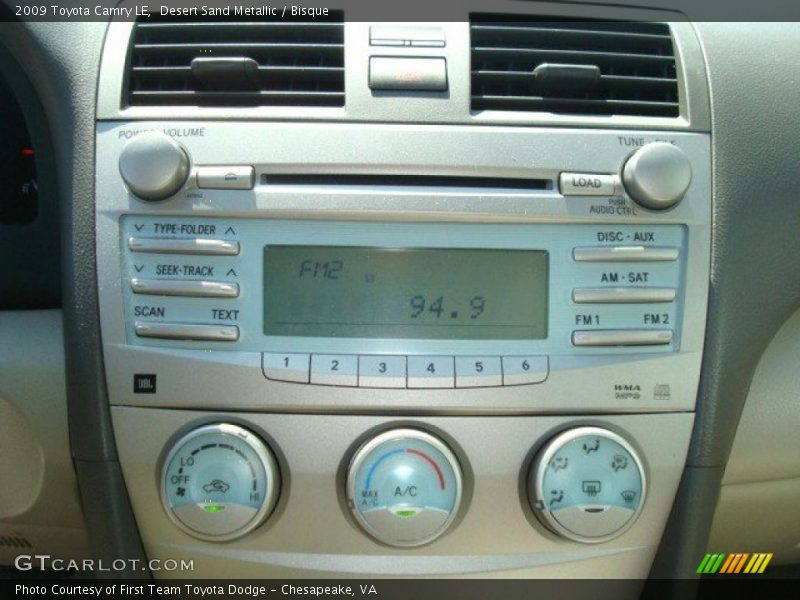 Desert Sand Metallic / Bisque 2009 Toyota Camry LE