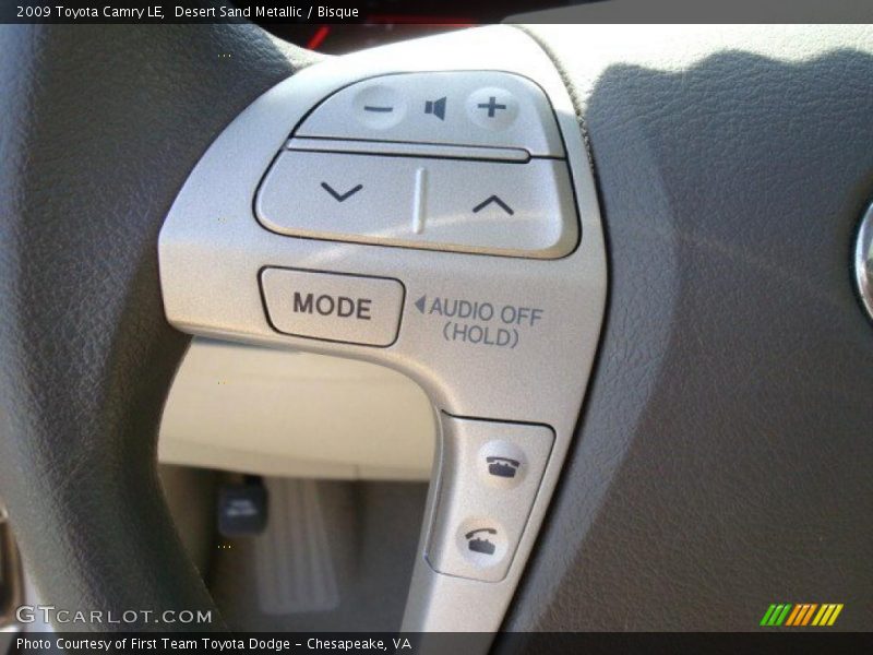 Desert Sand Metallic / Bisque 2009 Toyota Camry LE