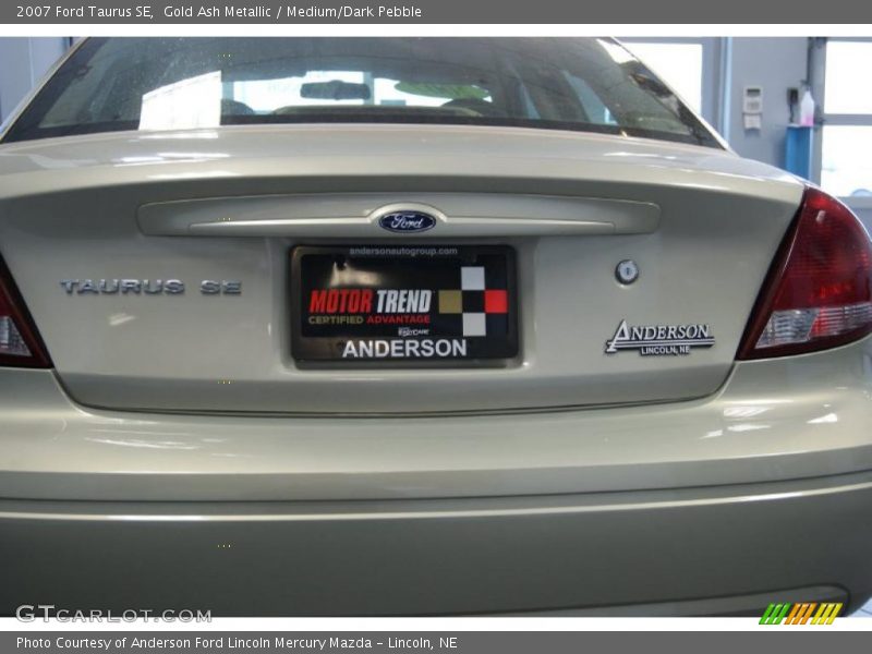 Gold Ash Metallic / Medium/Dark Pebble 2007 Ford Taurus SE