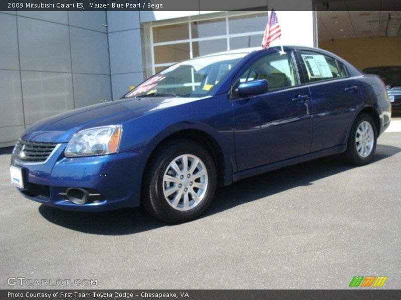 Maizen Blue Pearl / Beige 2009 Mitsubishi Galant ES
