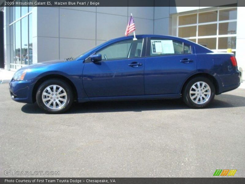 Maizen Blue Pearl / Beige 2009 Mitsubishi Galant ES