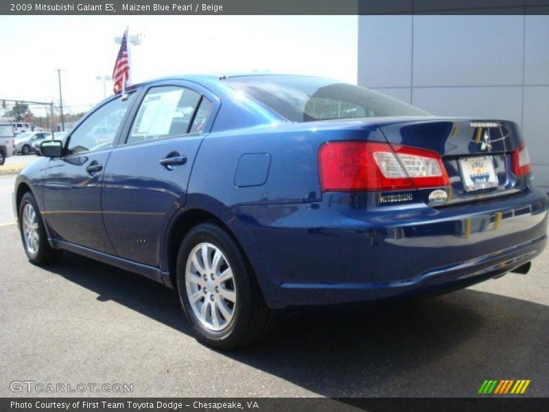 Maizen Blue Pearl / Beige 2009 Mitsubishi Galant ES