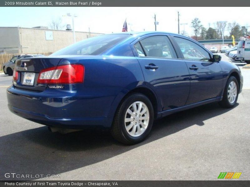 Maizen Blue Pearl / Beige 2009 Mitsubishi Galant ES