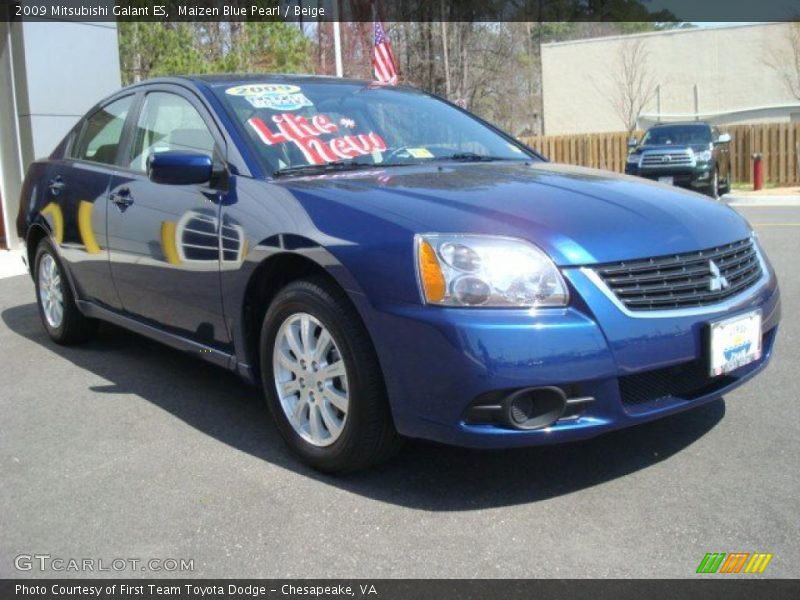 Maizen Blue Pearl / Beige 2009 Mitsubishi Galant ES