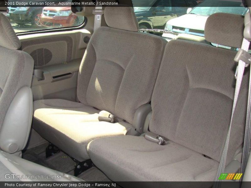 Aquamarine Metallic / Sandstone 2001 Dodge Caravan Sport