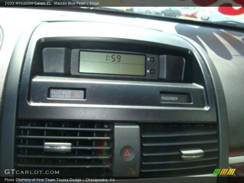 Maizen Blue Pearl / Beige 2009 Mitsubishi Galant ES