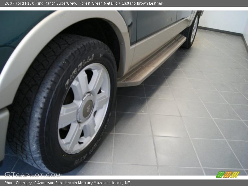 Forest Green Metallic / Castano Brown Leather 2007 Ford F150 King Ranch SuperCrew