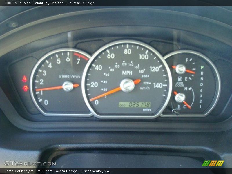 Maizen Blue Pearl / Beige 2009 Mitsubishi Galant ES