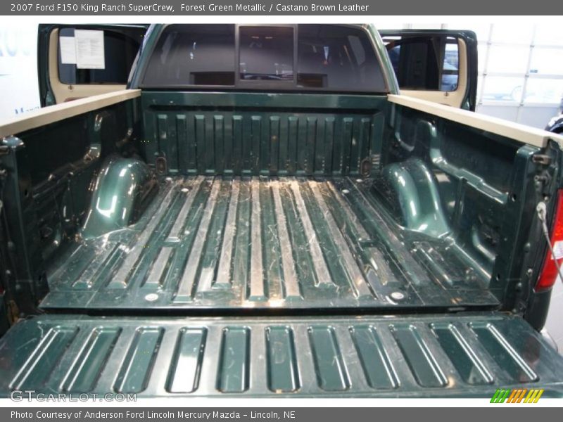 Forest Green Metallic / Castano Brown Leather 2007 Ford F150 King Ranch SuperCrew