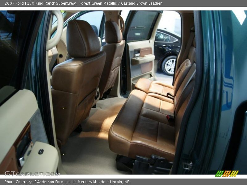 Forest Green Metallic / Castano Brown Leather 2007 Ford F150 King Ranch SuperCrew