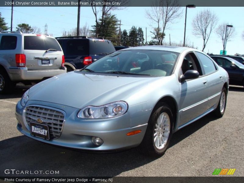 Butane Blue Pearl / Dark Slate Gray 2004 Chrysler Concorde LXi