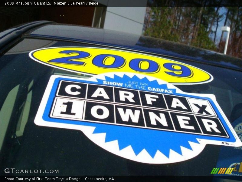 Maizen Blue Pearl / Beige 2009 Mitsubishi Galant ES