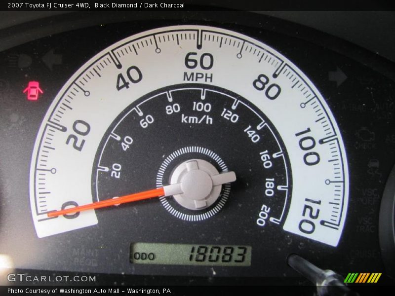 Black Diamond / Dark Charcoal 2007 Toyota FJ Cruiser 4WD
