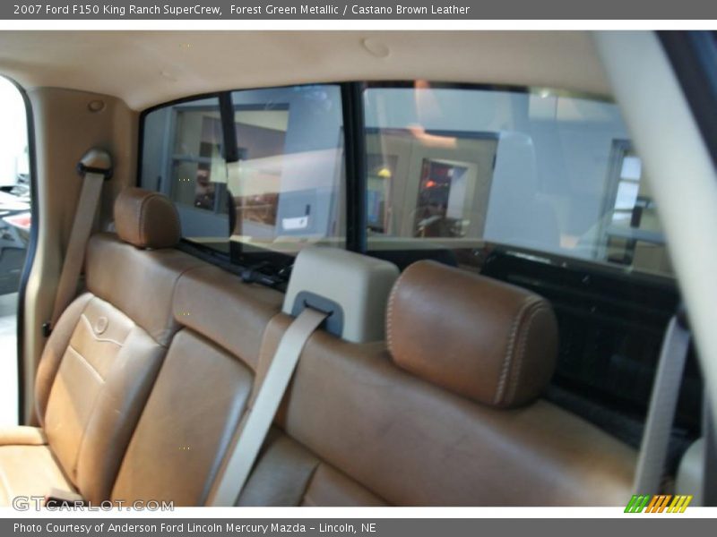 Forest Green Metallic / Castano Brown Leather 2007 Ford F150 King Ranch SuperCrew