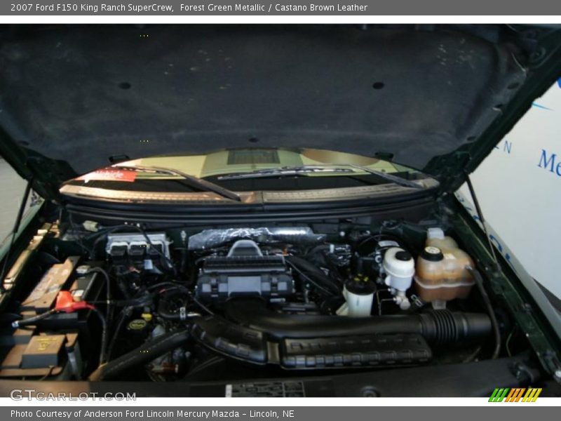 Forest Green Metallic / Castano Brown Leather 2007 Ford F150 King Ranch SuperCrew