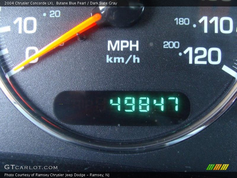 Butane Blue Pearl / Dark Slate Gray 2004 Chrysler Concorde LXi