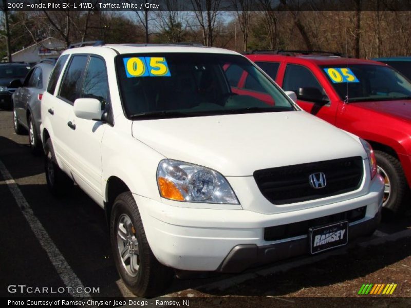 Taffeta White / Gray 2005 Honda Pilot EX-L 4WD